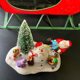 Department 56 Snow Village Santa Comes To Town vintage 1998 Christmas collectible 54920