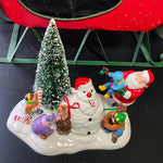 Department 56 Snow Village Santa Comes To Town vintage 1998 Christmas collectible 54920