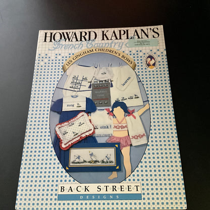 Back Street Designs Howard Kaplan's French Country Store choice vintage counted cross stitch charts*