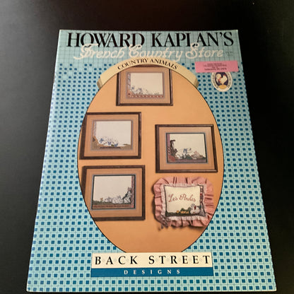 Back Street Designs Howard Kaplan's French Country Store choice vintage counted cross stitch charts*