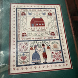 Sunset Home Sweet Home Sampler 2995 counted cross stitch kit