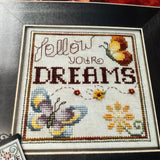 Stoney Creek Follow Your Dreams banner PM2702 counted cross stitch chart