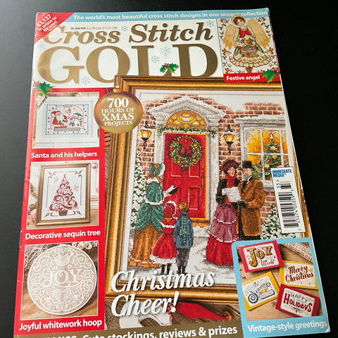 Cross Stitch Gold Jan/Feb 700 hours of Christmas projects Christmas Cheer! magazine