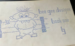 bee gee designs book one by Brendan Gardner vintage 1977 to needlepoint or cross stitch*