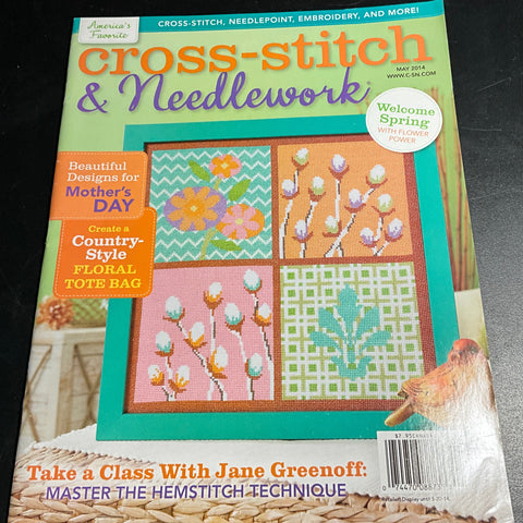 Cross Stitch & Needlework magazine May 2014 issue needlecraft pattern magazine