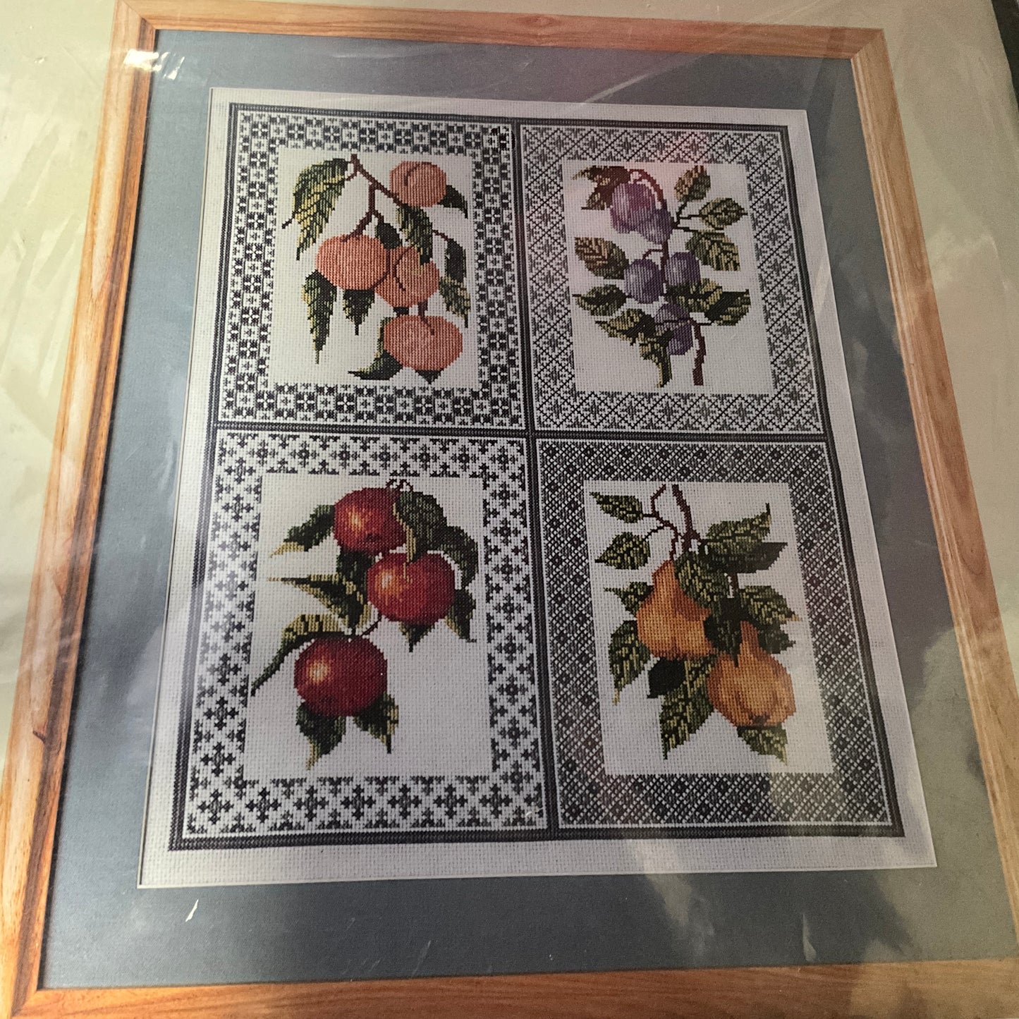 Something Special Still Life Fruit 50479 vintage 1989 counted cross stitch kit