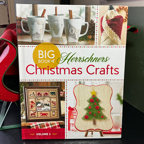 Herrschners Big Book of Christmas Crafts Volume 1 hardcover crafting book*