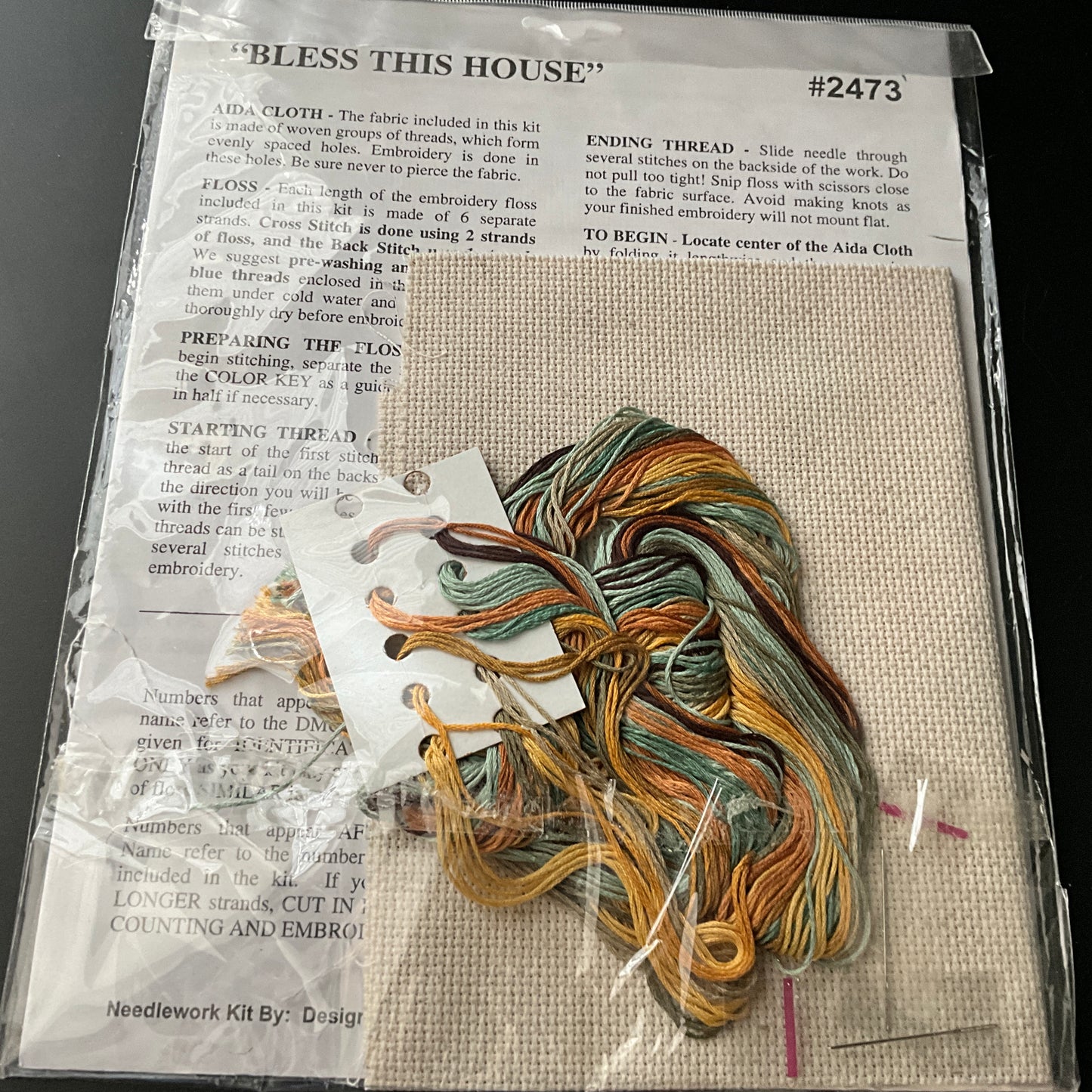 Design Works Crafts Bless This House counted cross stitch kit*