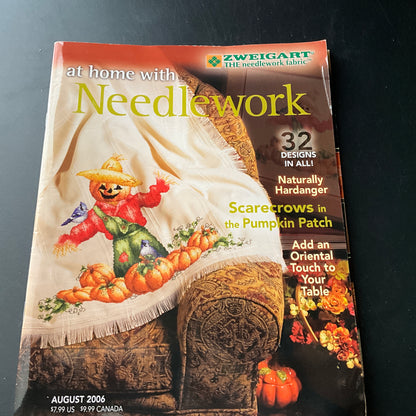 Zweigart at home with Needlework choice vintage magazine see pictures and variations*