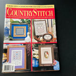The Country Stitch monthly choice vintage cross stitch magazines see pictures and variations*