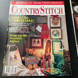 The Country Stitch monthly choice vintage cross stitch magazines see pictures and variations*