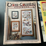 Variety vintage lot of 8 cross stitch magazines see pictures and description*