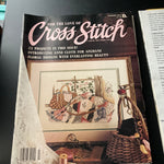 Variety vintage lot of 8 cross stitch magazines see pictures and description*