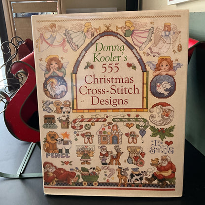 Donna Kooler Cross-Stitch Christmas Vintage 1996 Counted Cross Stitch Book Sterling Publishing