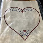 Suzy's Critter Creations Heart with flourish Stencil &amp; Stitch A Beautiful Combination*
