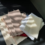 Amazing bargain lot of small cut AIDA & Linen cross stitch fabric various cuts and colors perfect for ornaments etc.*