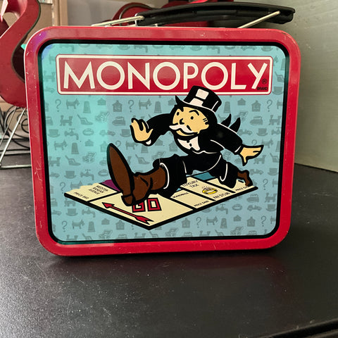 Monopoly souvenir replica metal lunchbox collectible