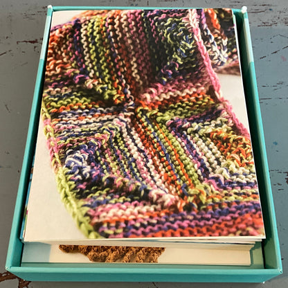 Lion Brand Tarns just scarves pattern note cards knitting instructions with 9 cards included