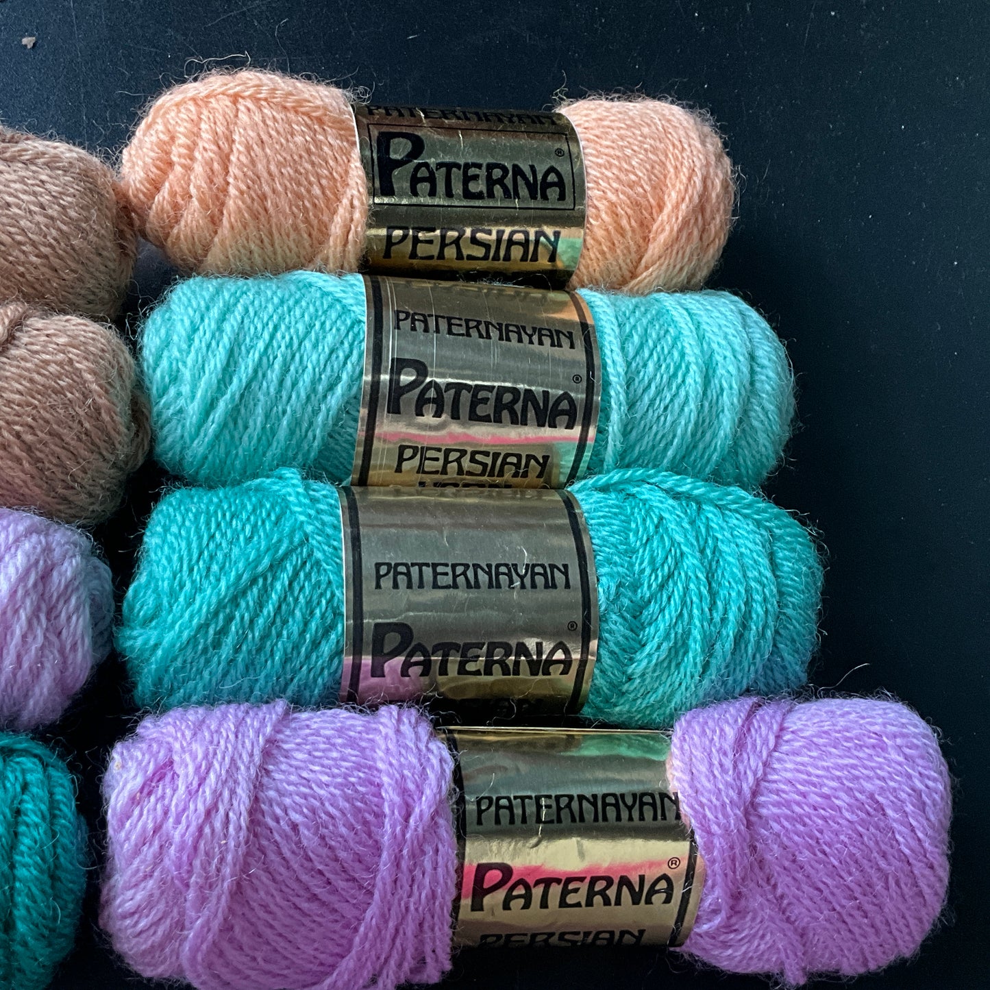 Paterna Persian yarn bargain lot of 8 40 yard skeins see pictures and description*