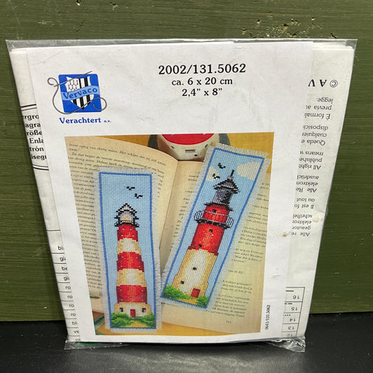 Vervaco Lighthouse Bookmark 2002/131.5062 needlecraft kit*