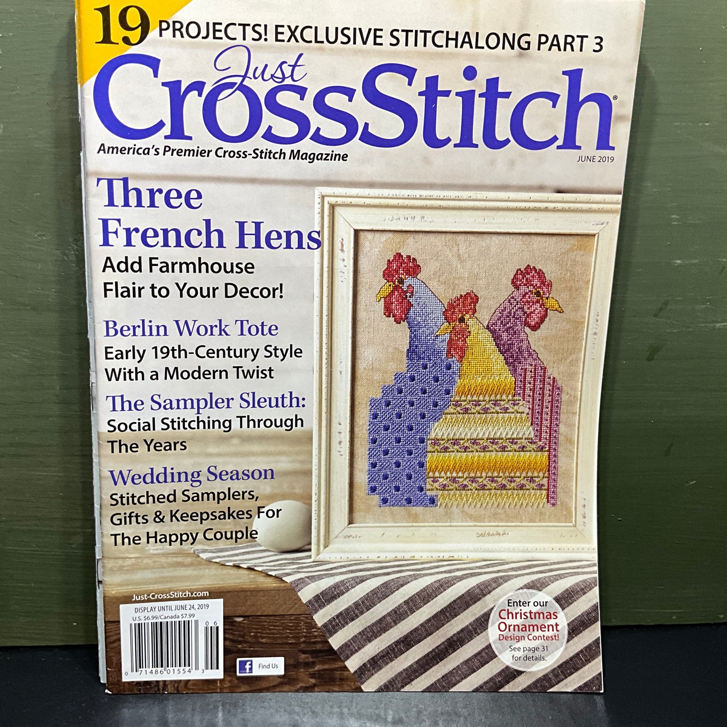 Just Cross Stitch magazine set of 5 issues see description for details*