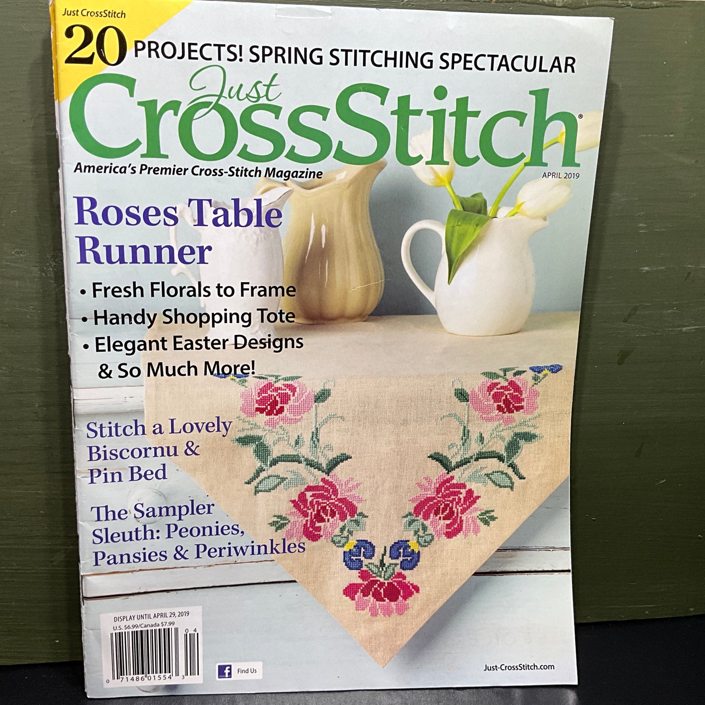 Just Cross Stitch magazine set of 5 issues see description for details*