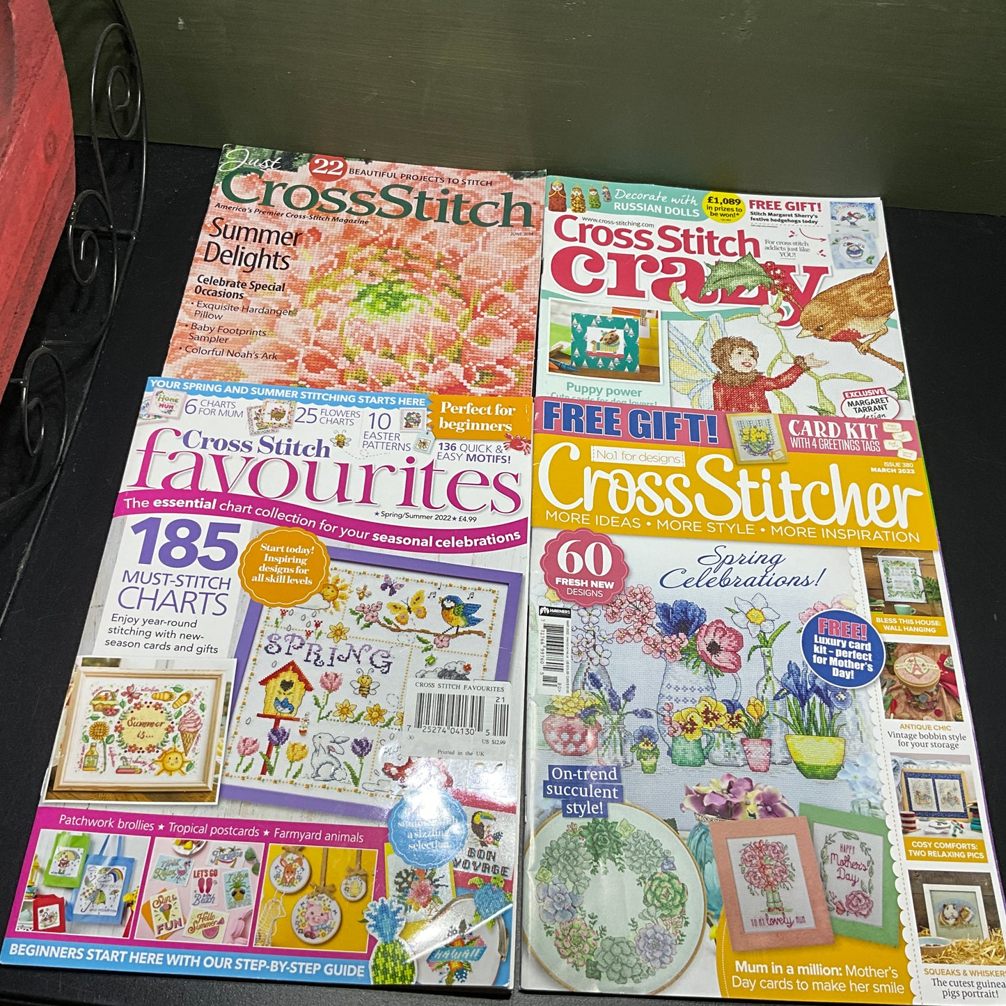 Amazing Cross Stitch Magazine Bargain Mixed Lot of 4 chart publications*