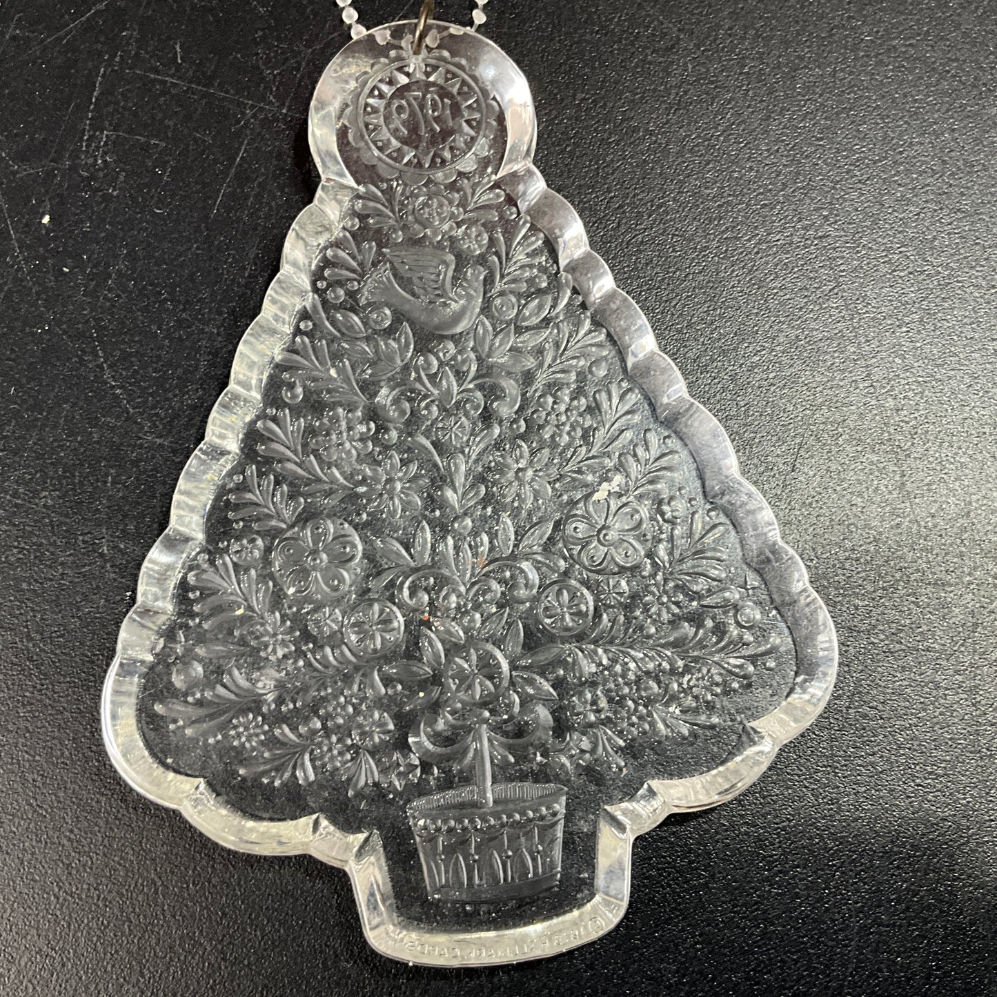 Hallmark 1979 Christmas Tree vintage acrylic keepsake ornament&nbsp;QX3027