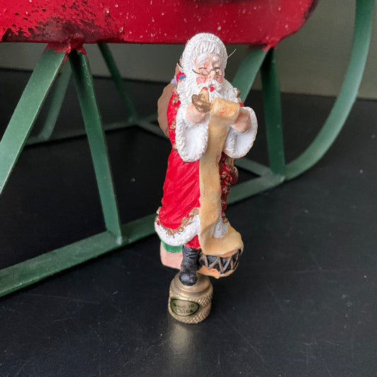 Santa Clause Lamp Finial Christmas collectible decorative hardware