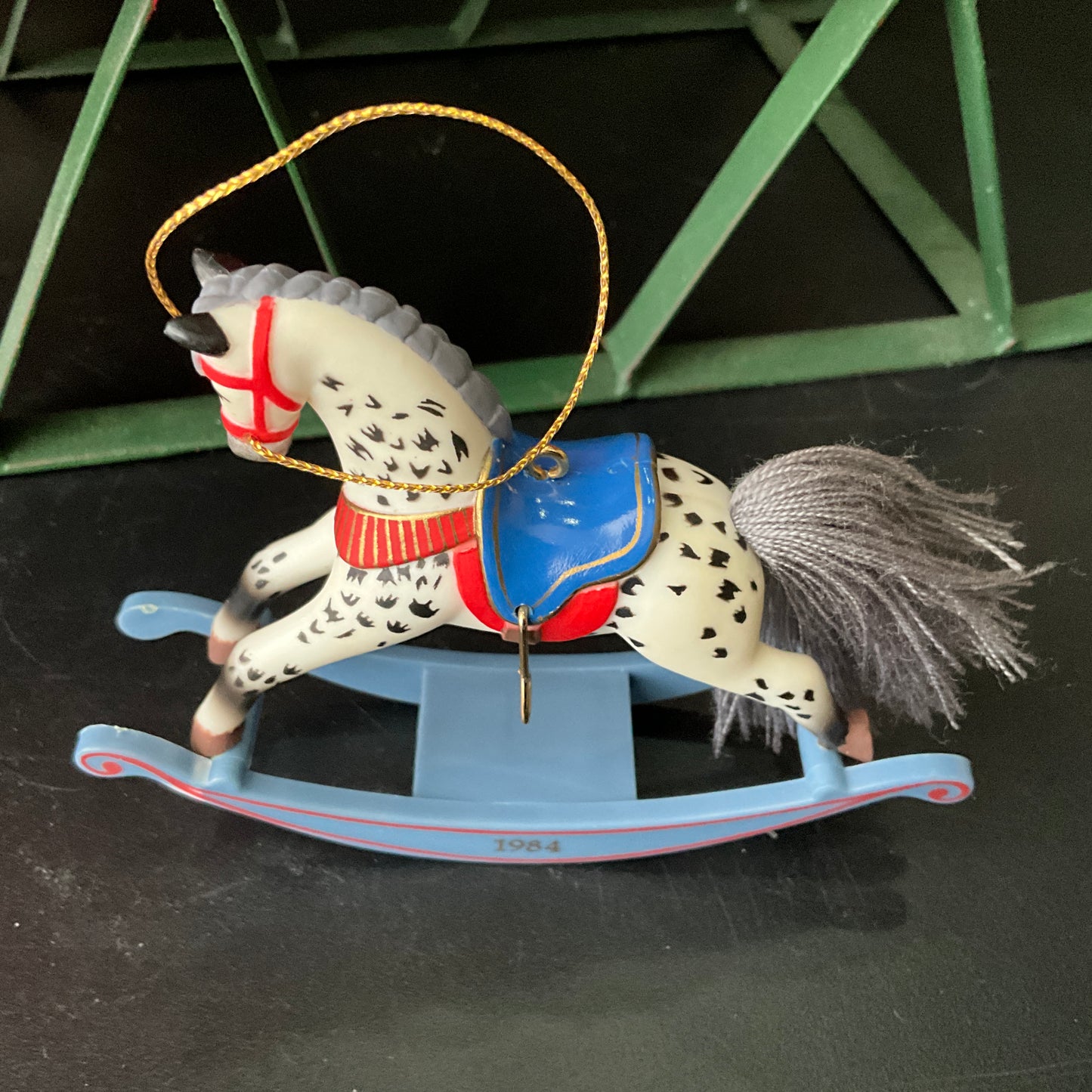 Hallmark Rocking Horse 1984 4th in series Keepsake Ornament QX4354