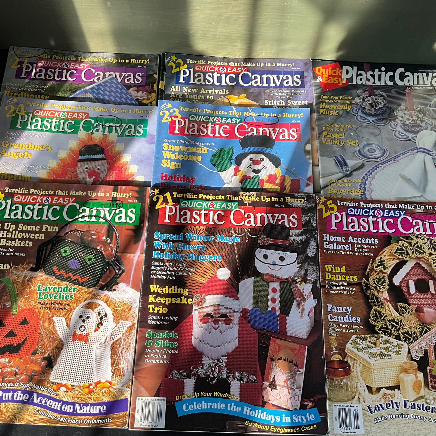 Quick & Easy Plastic Canvas magazine choice of collections design publications