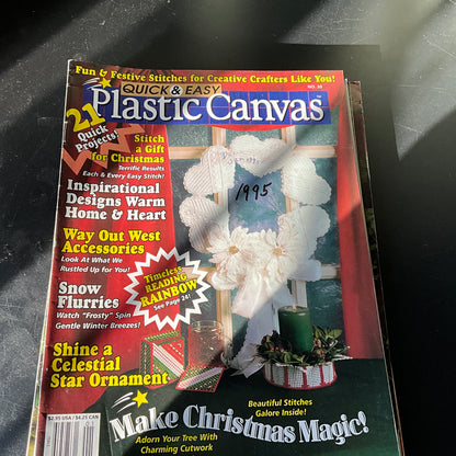 Quick & Easy Plastic Canvas magazine choice of collections design publications