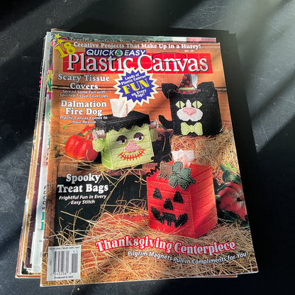 Quick & Easy Plastic Canvas magazine choice of collections design publications