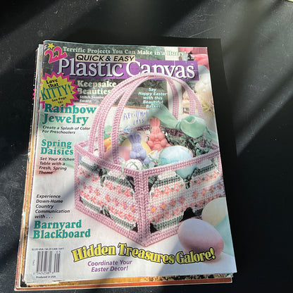 Quick & Easy Plastic Canvas magazine choice of collections design publications