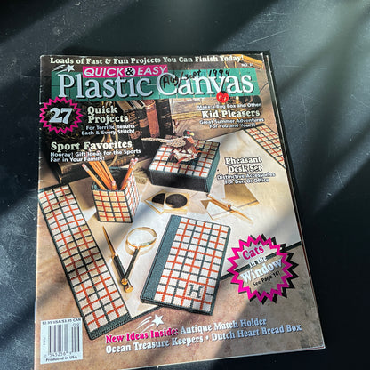 Quick & Easy Plastic Canvas magazine choice of collections design publications