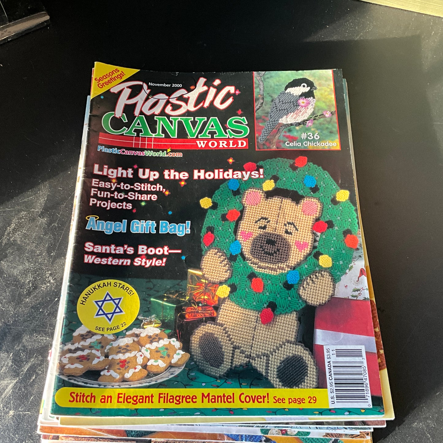 Plastic Canvas World magazine choice of lots see pictures and variations