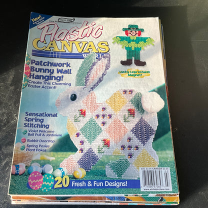 Plastic Canvas World magazine choice of lots see pictures and variations