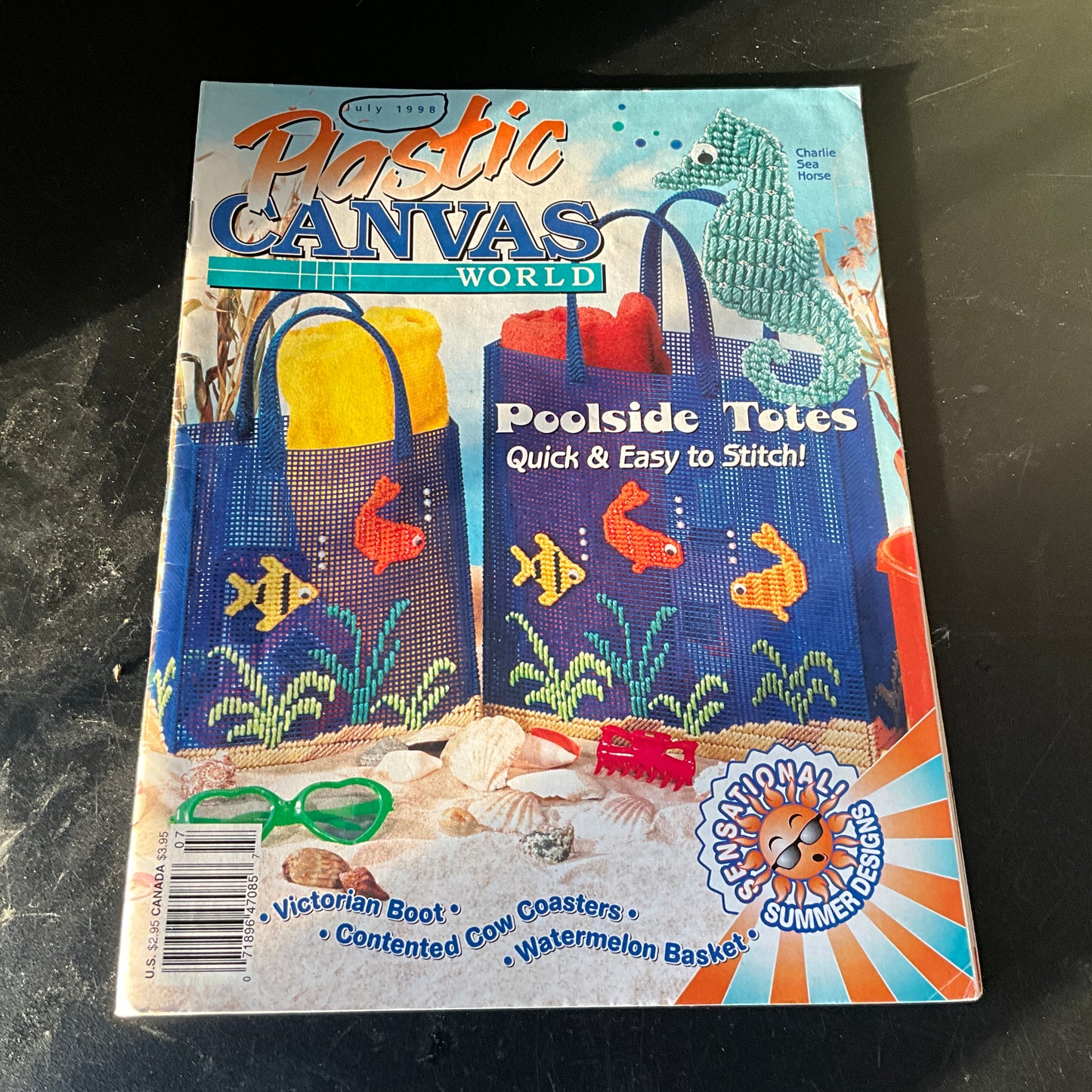 Plastic Canvas World magazine choice of lots see pictures and variations