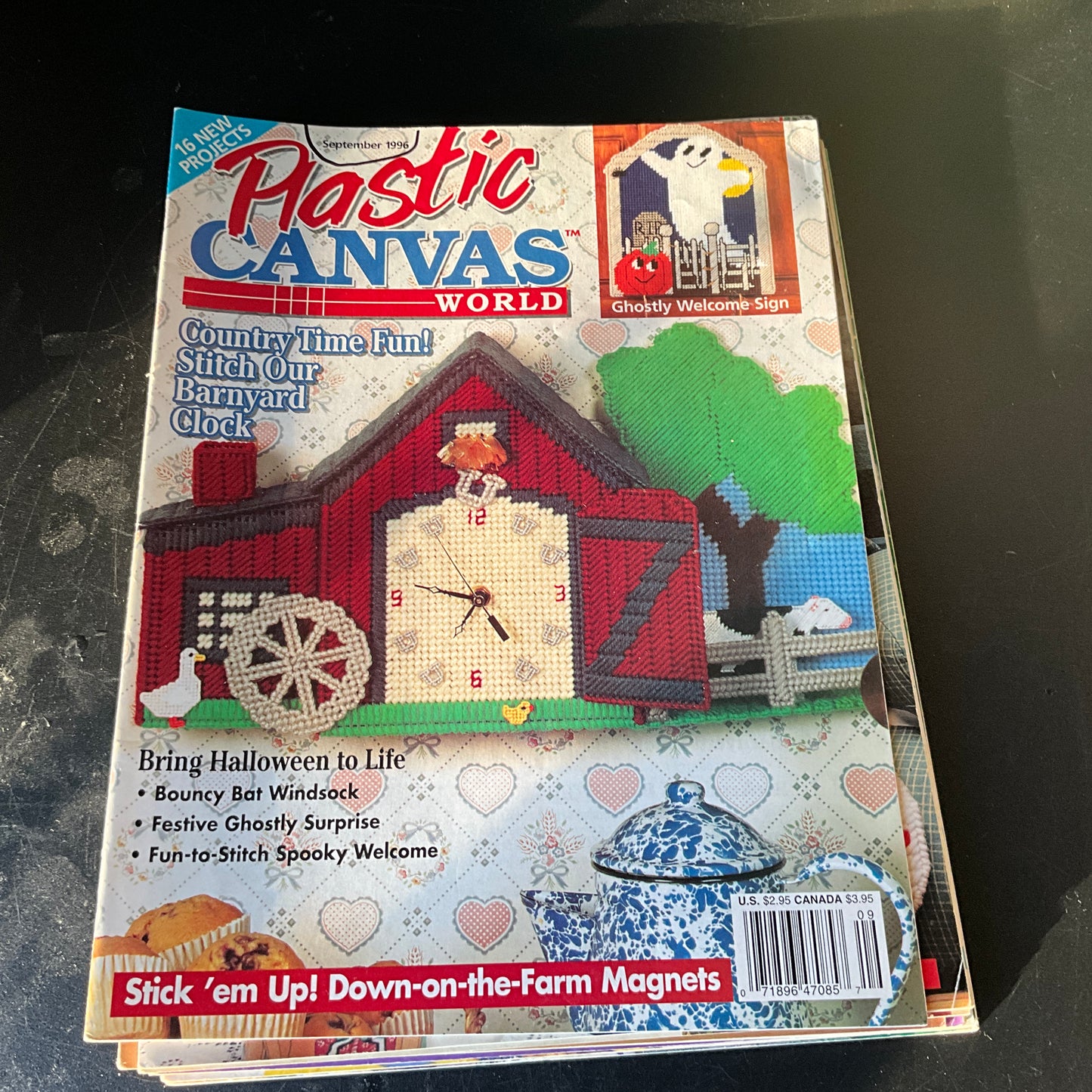 Plastic Canvas World magazine choice of lots see pictures and variations