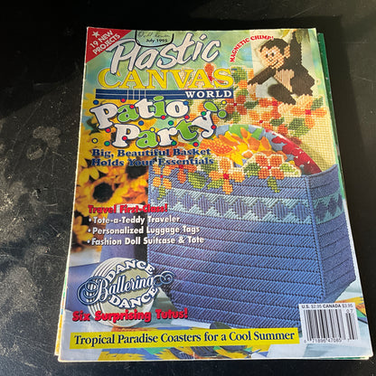 Plastic Canvas World magazine choice of lots see pictures and variations