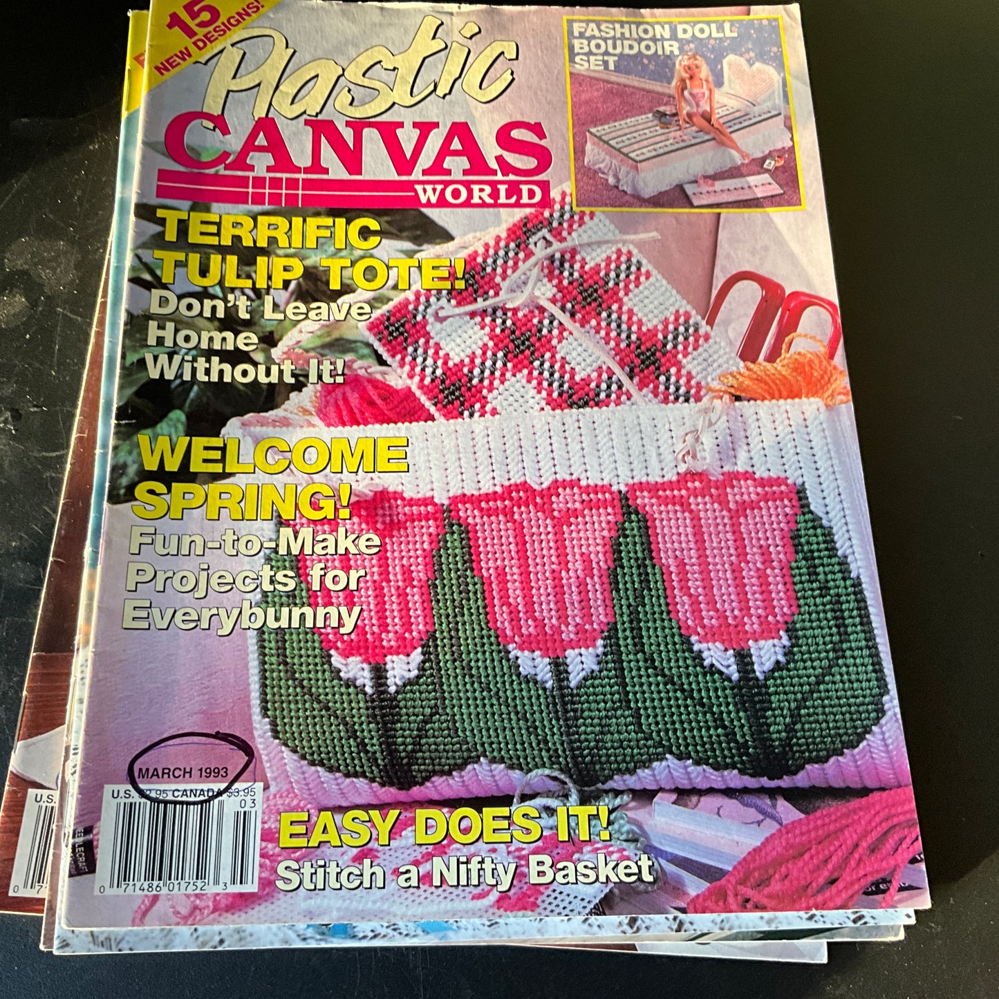 Plastic Canvas World magazine choice of lots see pictures and variations