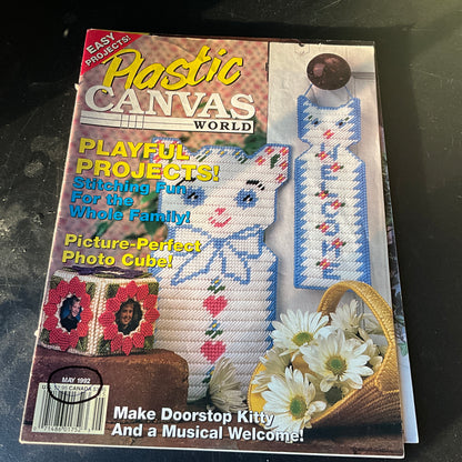 Plastic Canvas World magazine choice of lots see pictures and variations