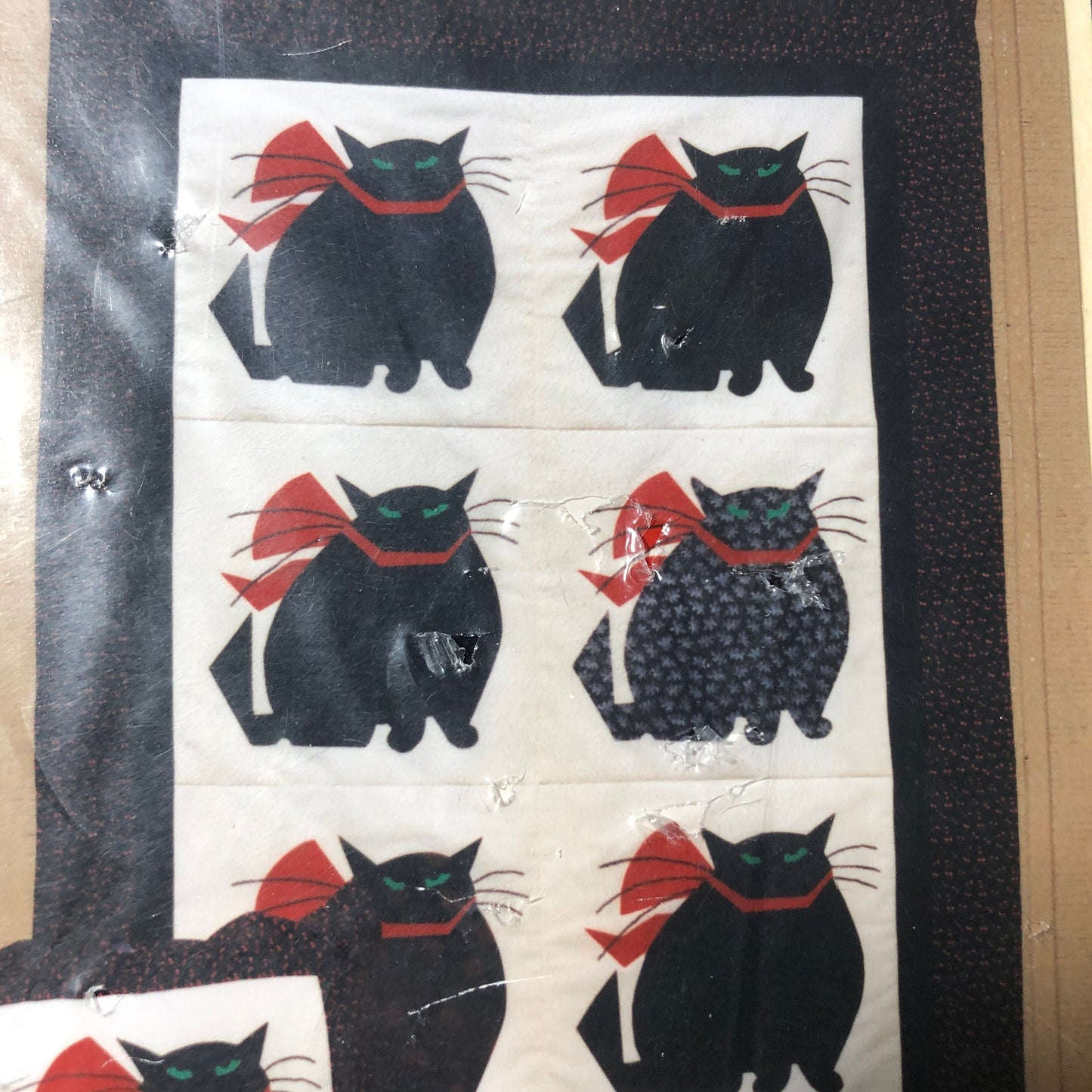 Holly Trail Fat Cat Design p 18 Vintage Applique Pattern