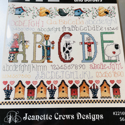 Jeanette Crews Originals choice vintage counted cross stitch charts see pictures and variations*