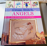 David & Charles Cross Stitch Angels 30 designs vintage hardcover cross stitch pattern book*