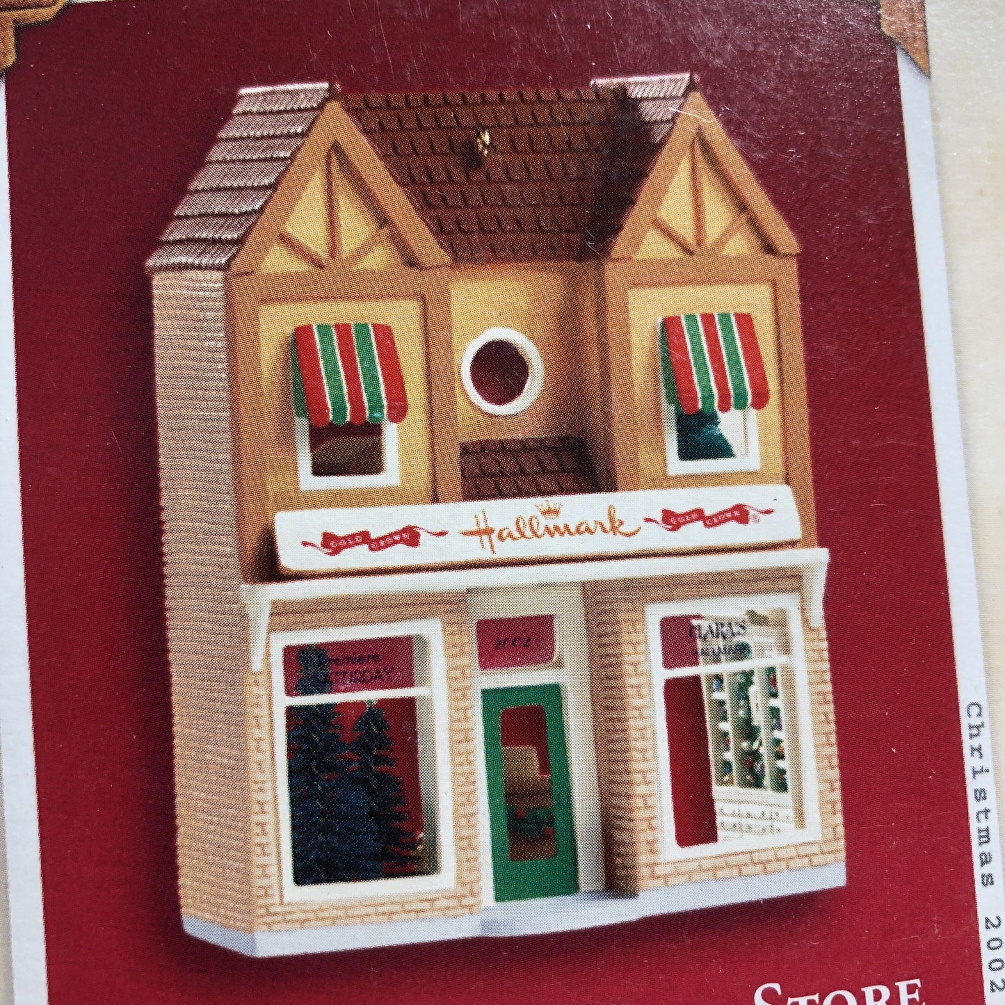 Hallmark, Nostalgic House, Clara's Hallmark Shop, Dated 2002 Keepsake Ornament, QXC4583*