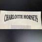 Charlotte Hornets logo vintage counted cross stitch chart