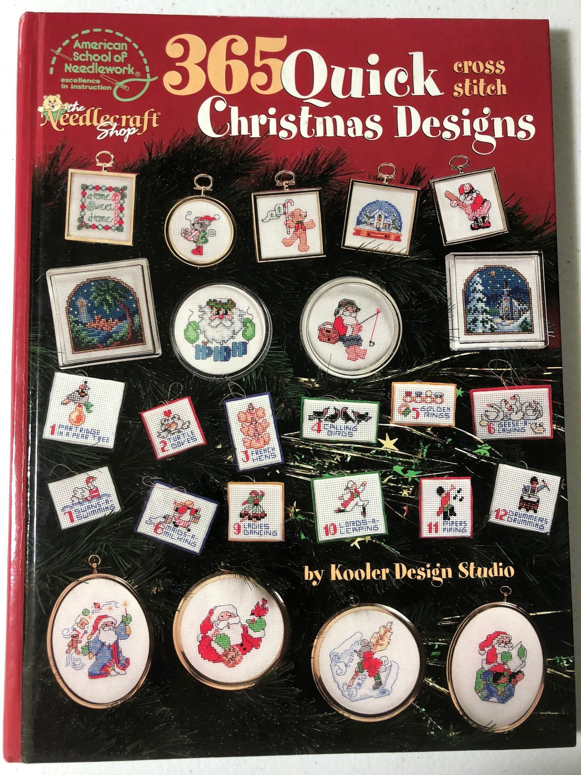 American School of Needlework choice vintage Christmas cross stitch charts see pictures and variations*