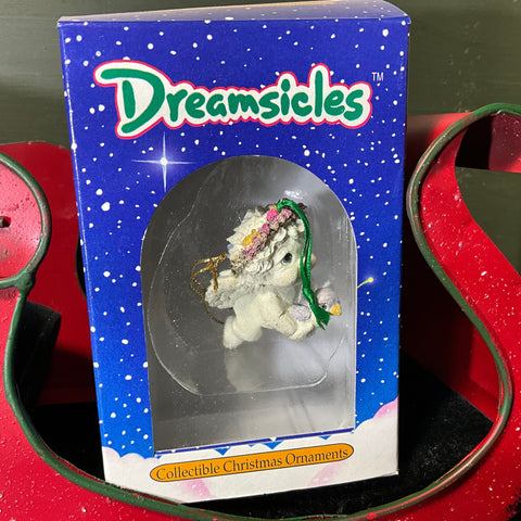 Dreamsicles Cherub with Bird DX287 vintage 1994 collectible Christmas ornament