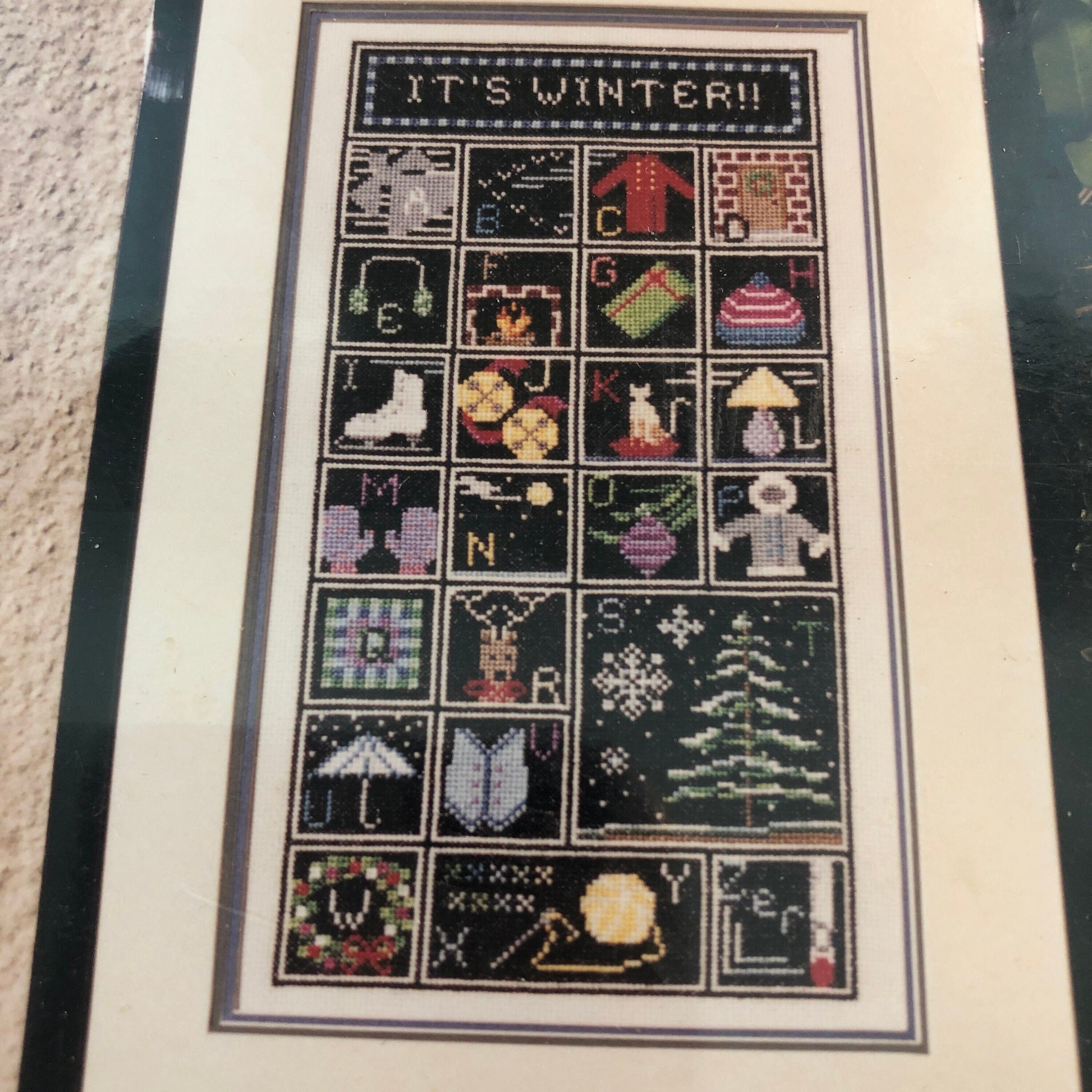 It&#39;s Winter, Marilynn and Jackie&#39;s Collectibles, Vintage, Counted Cross Stitch Design